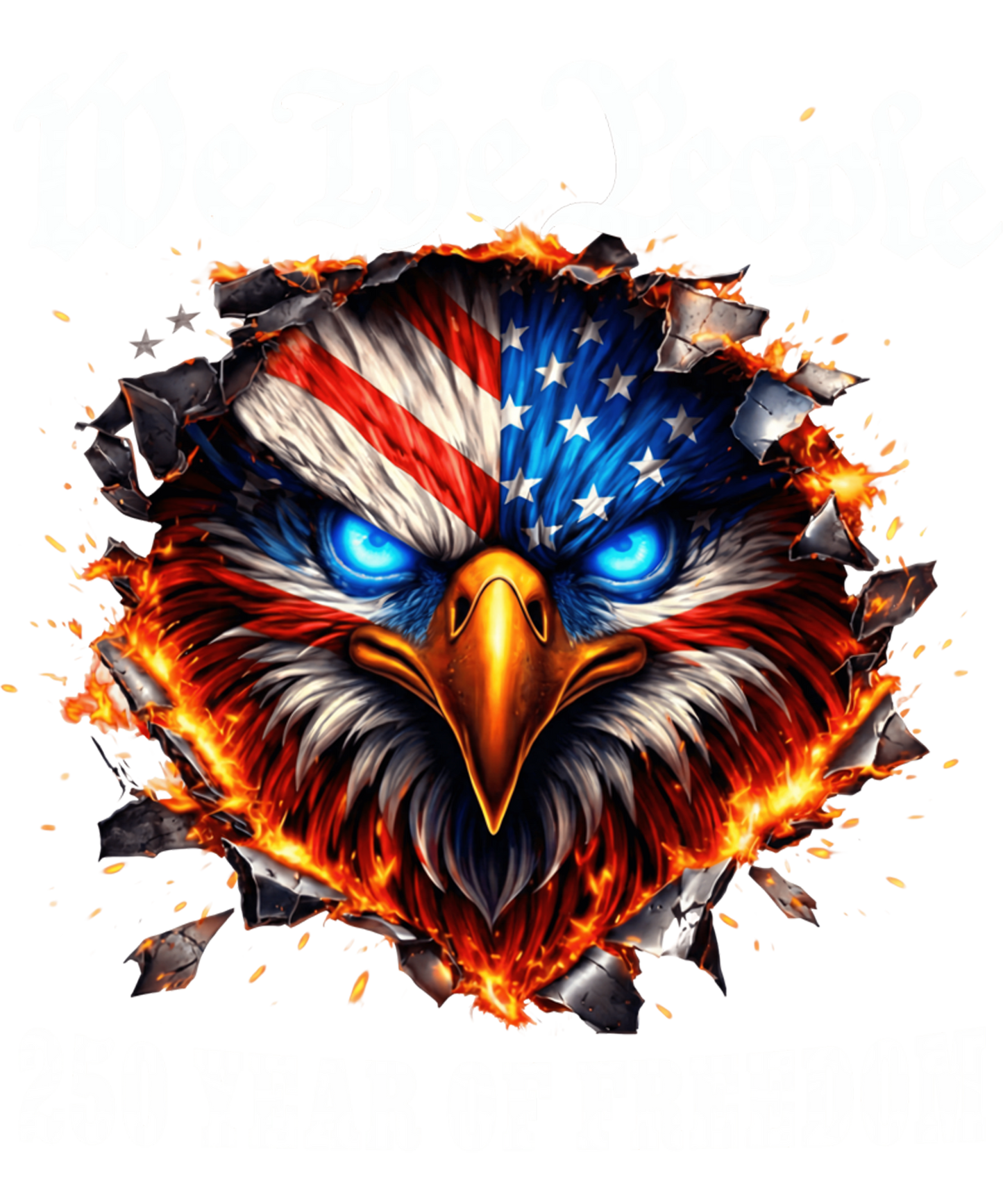 4th of July 553 - We The People 250 Years Of Freedom 1776 2026 Sweatshirt
