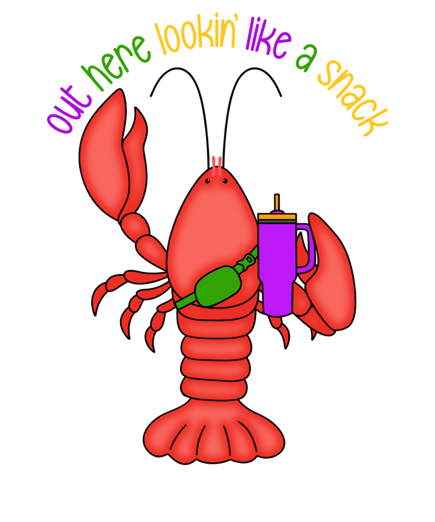 Mardi Gras 984 - Out Here Lookin Like A Snack Boujee Crawfish Mardi Gras 2