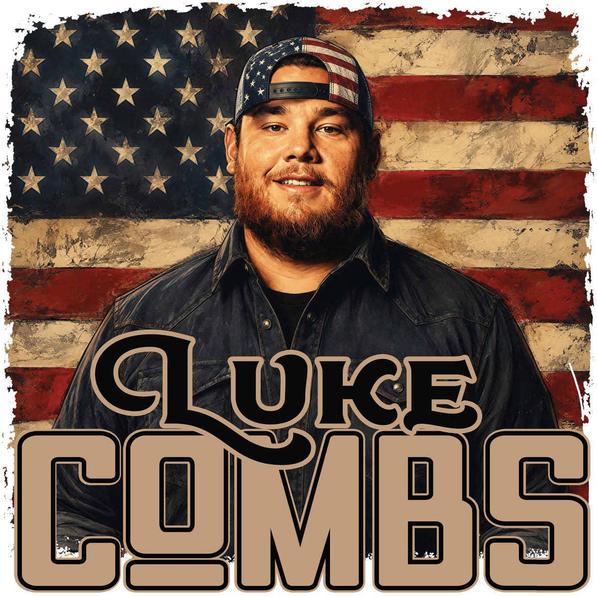 Randomness 1000 - Luke Combs Usa Back