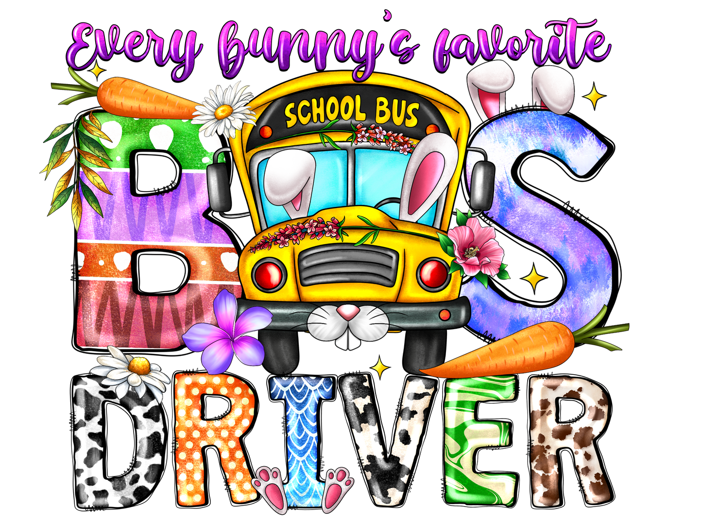 Teacher 238 - Everybunnysfavoritebusdrivereaster