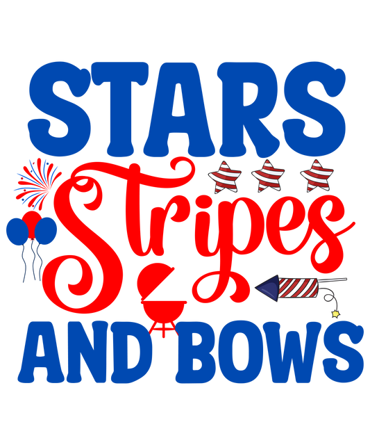 4th of July 539 - Stars Stripes And Bows 01