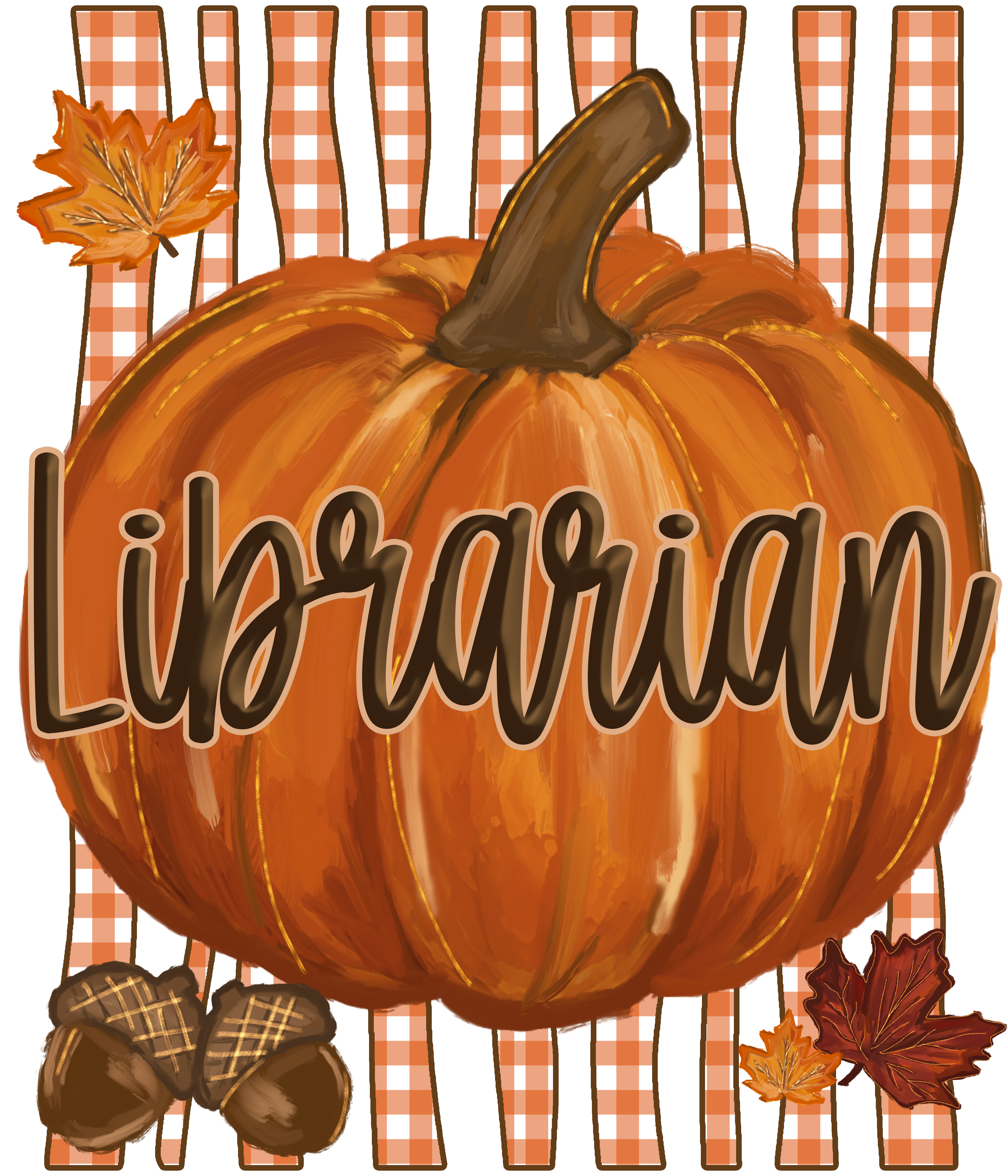 Randomness 981 - Librarian Fall Pumpkin