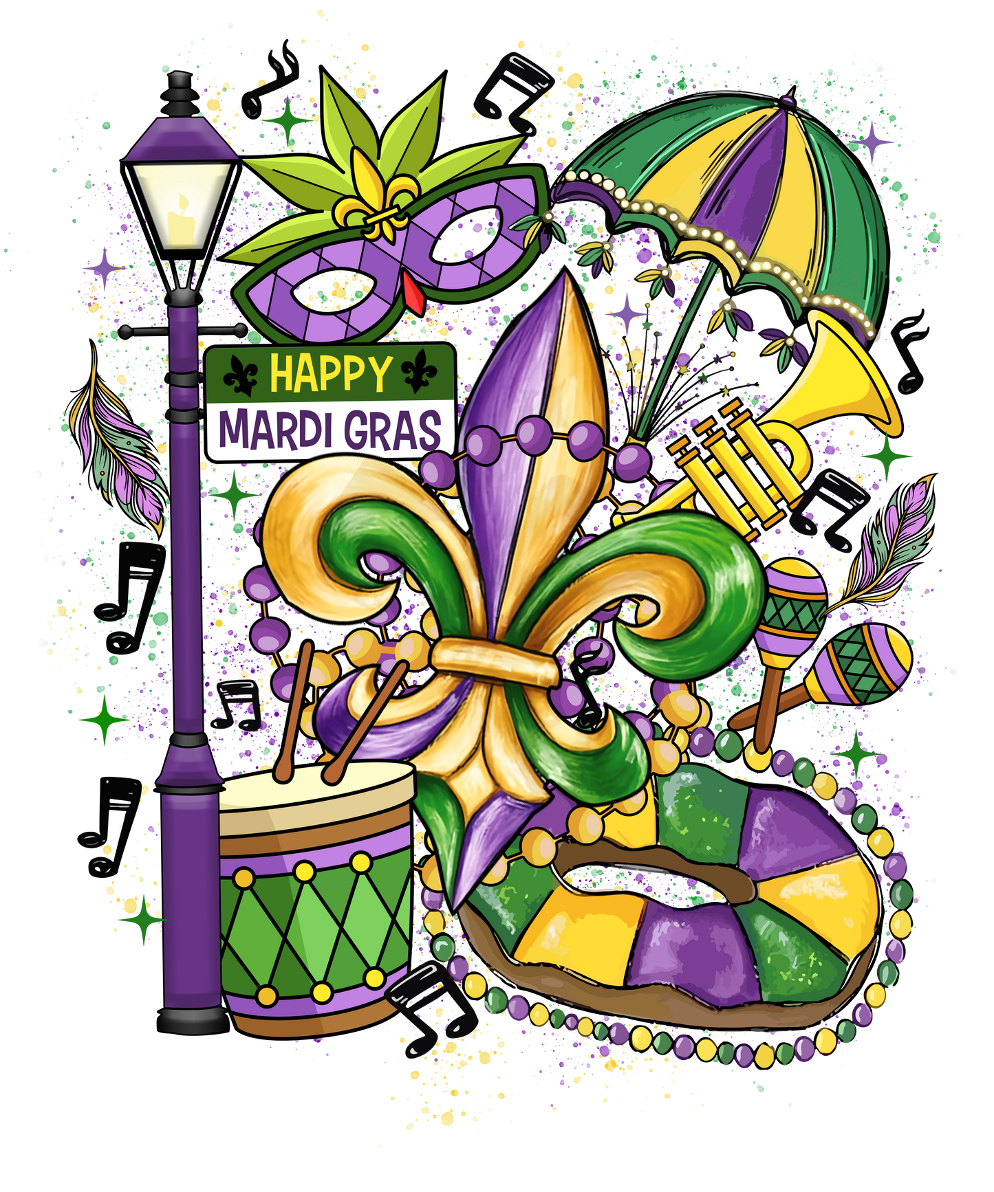 Mardi Gras 933 - Or 23122024 Vtn Vintage Mardi Gras