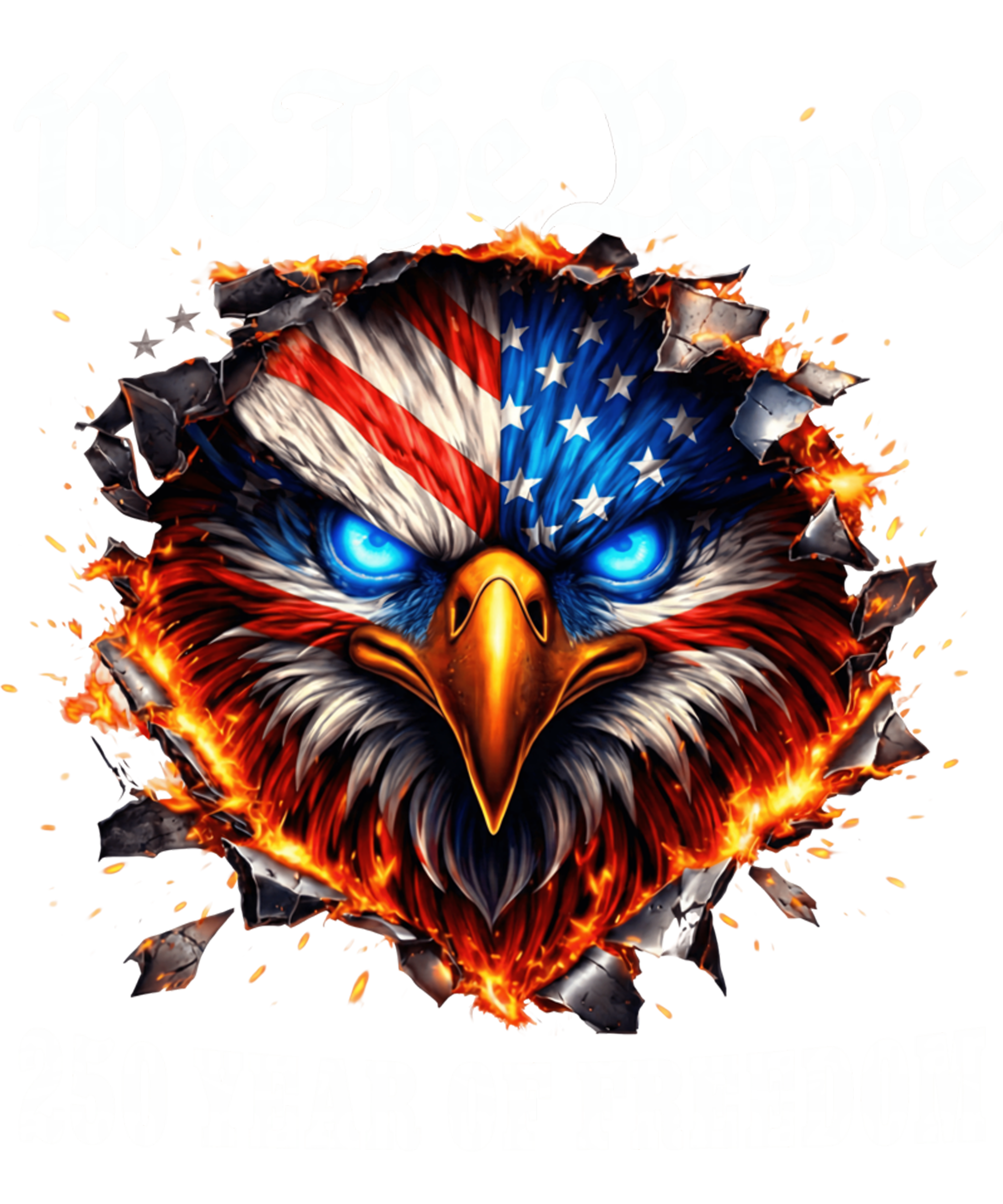 4th of July 553 - We The People 250 Years Of Freedom 1776 2026 Sweatshirt