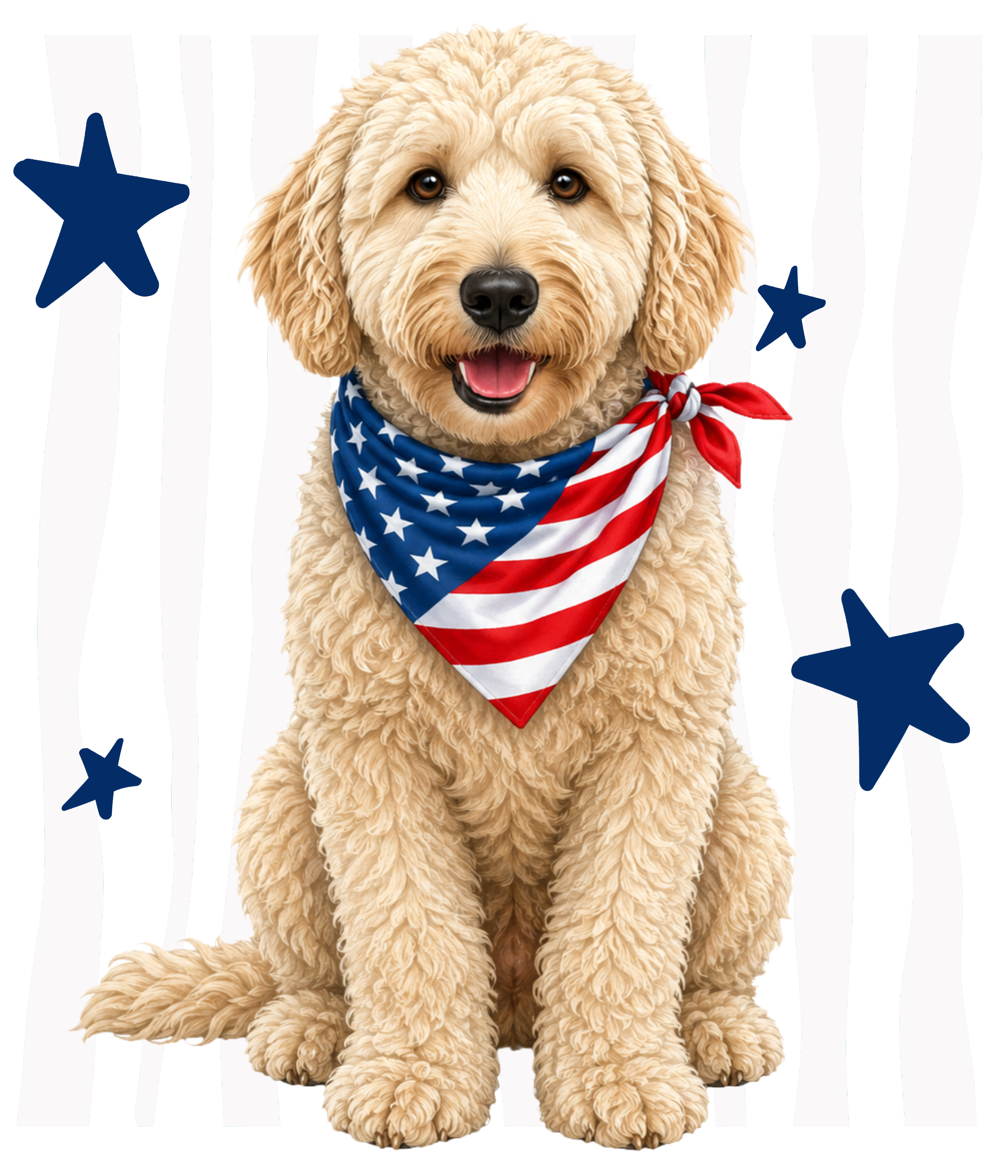 Randomness 743 - Golden Doodle Front
