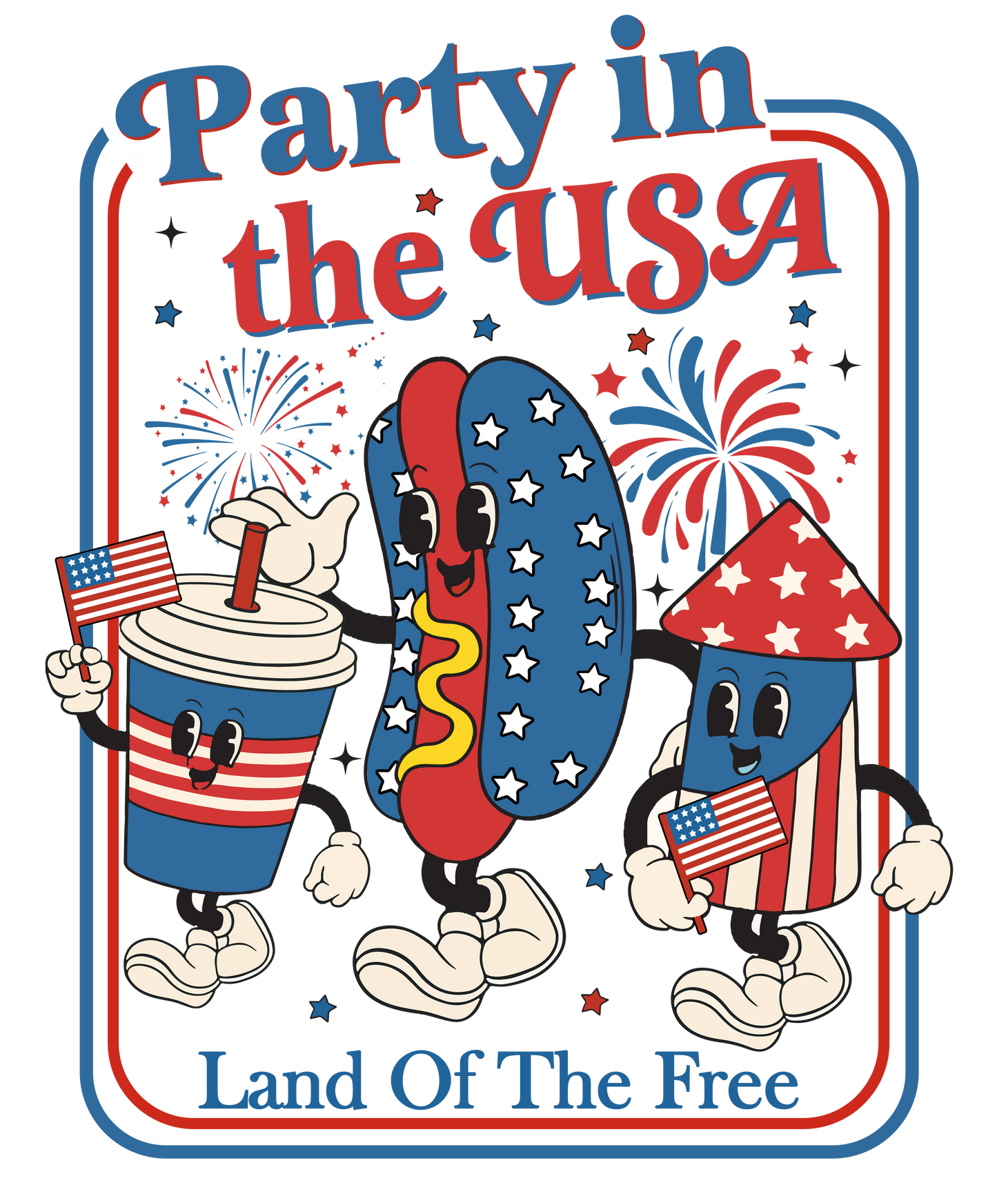 4th of July 506 - Or 31052025 Vtn Retro Party In The Usa 4th Of July