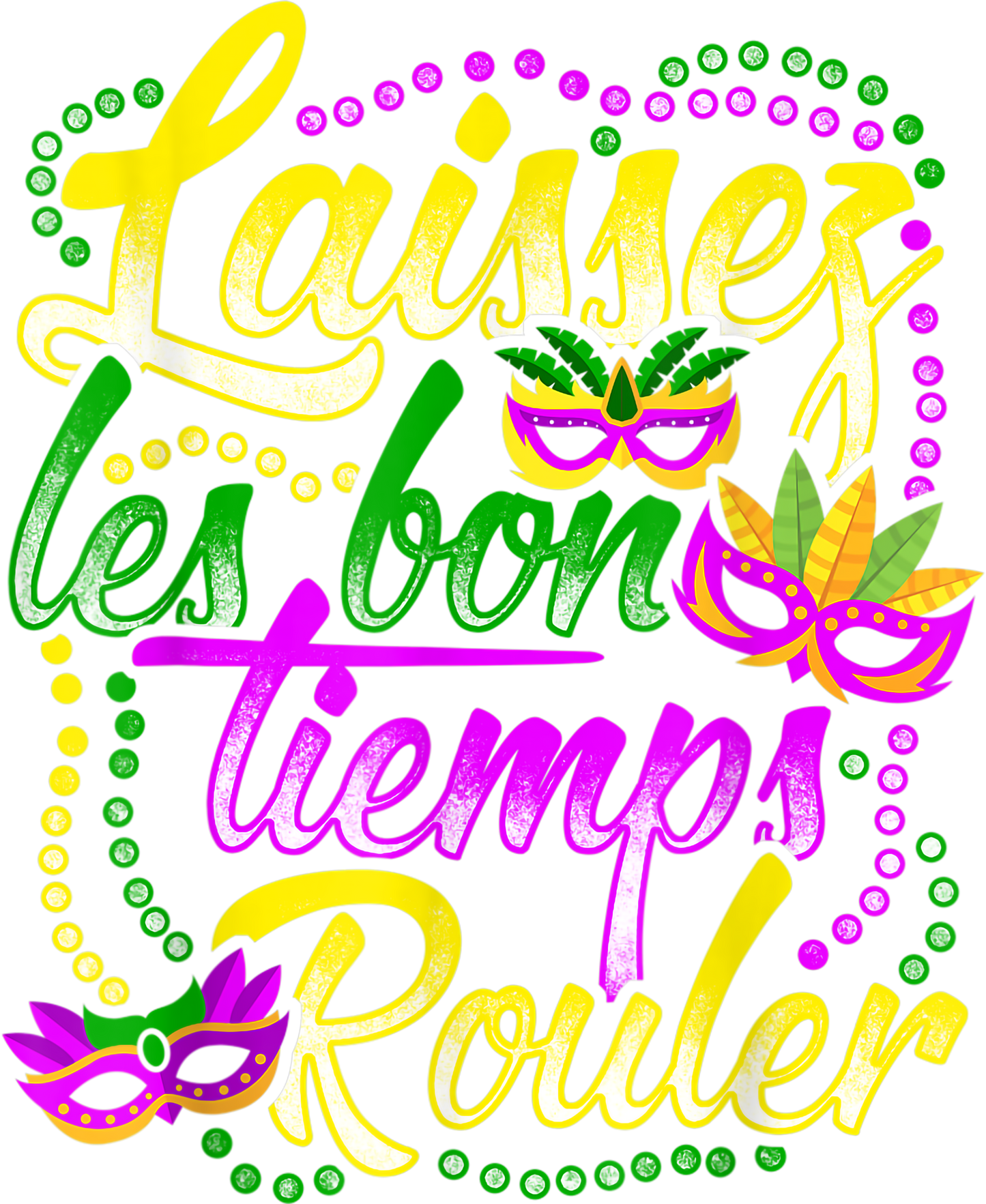 Mardi Gras 641 - Mardi Gras Parade Laissez Les Bons Temps Rouler T Shirt