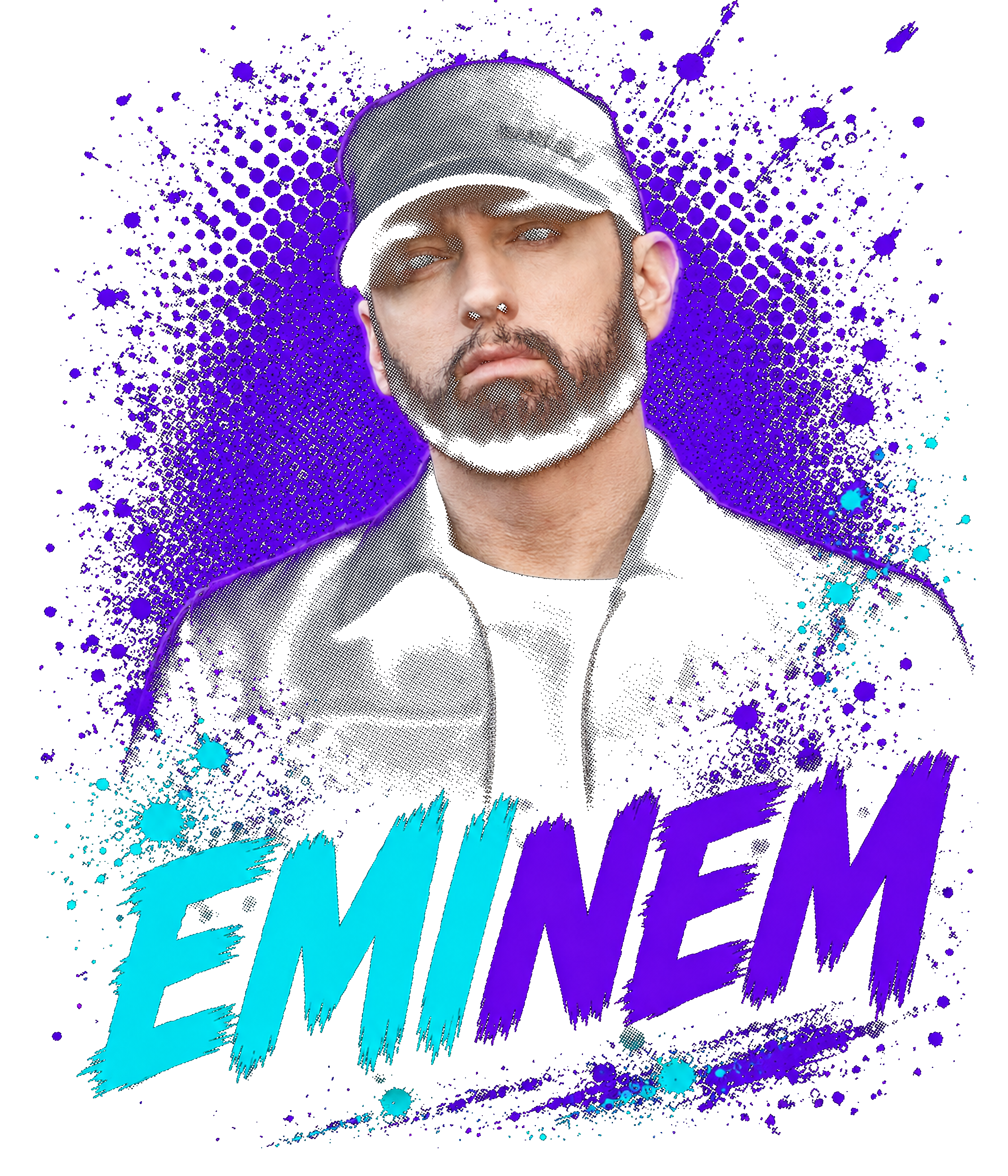 Randomness 614 - Eminem Halftone