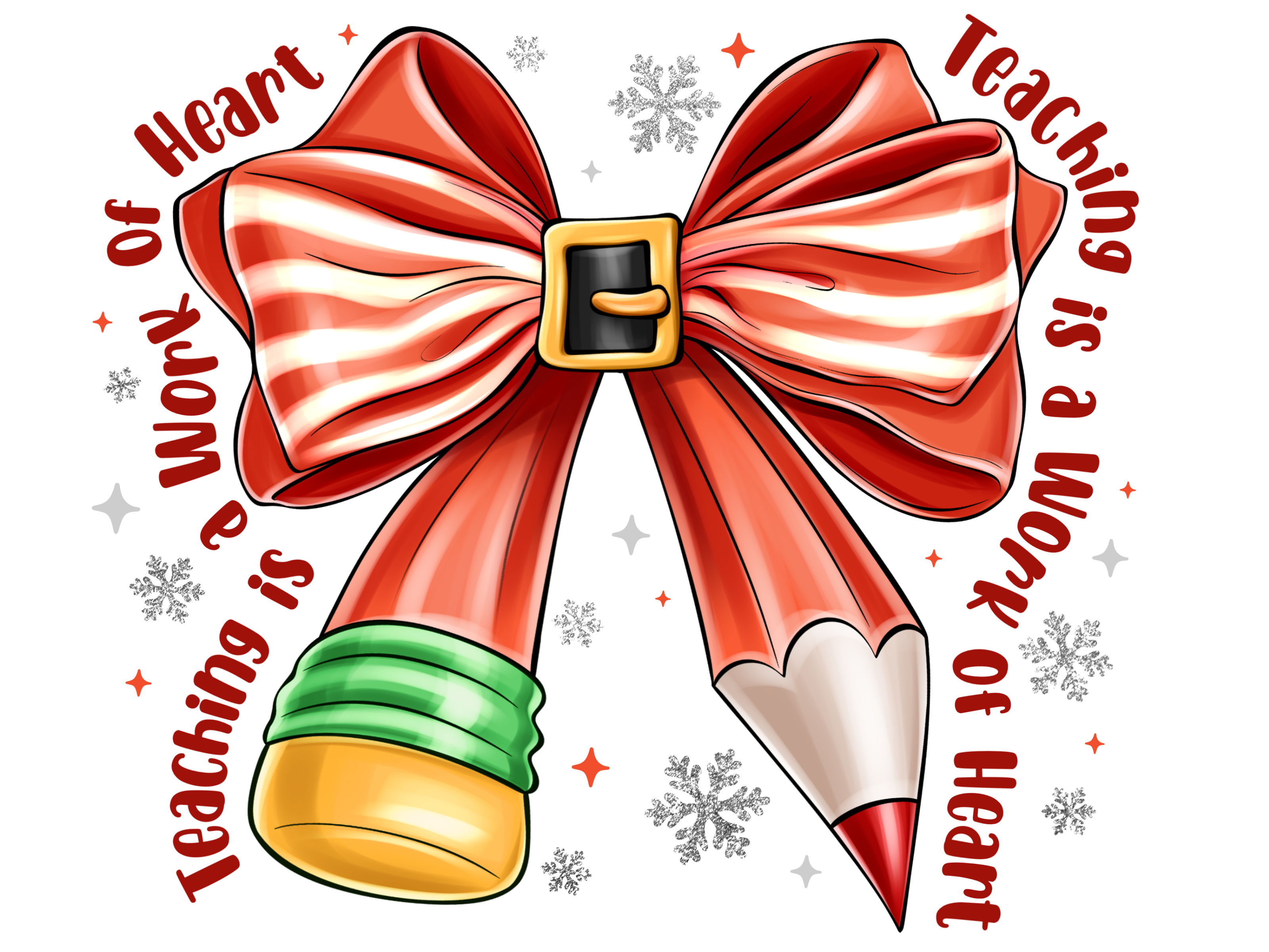 Teacher 690 - Teacherchristmasbow