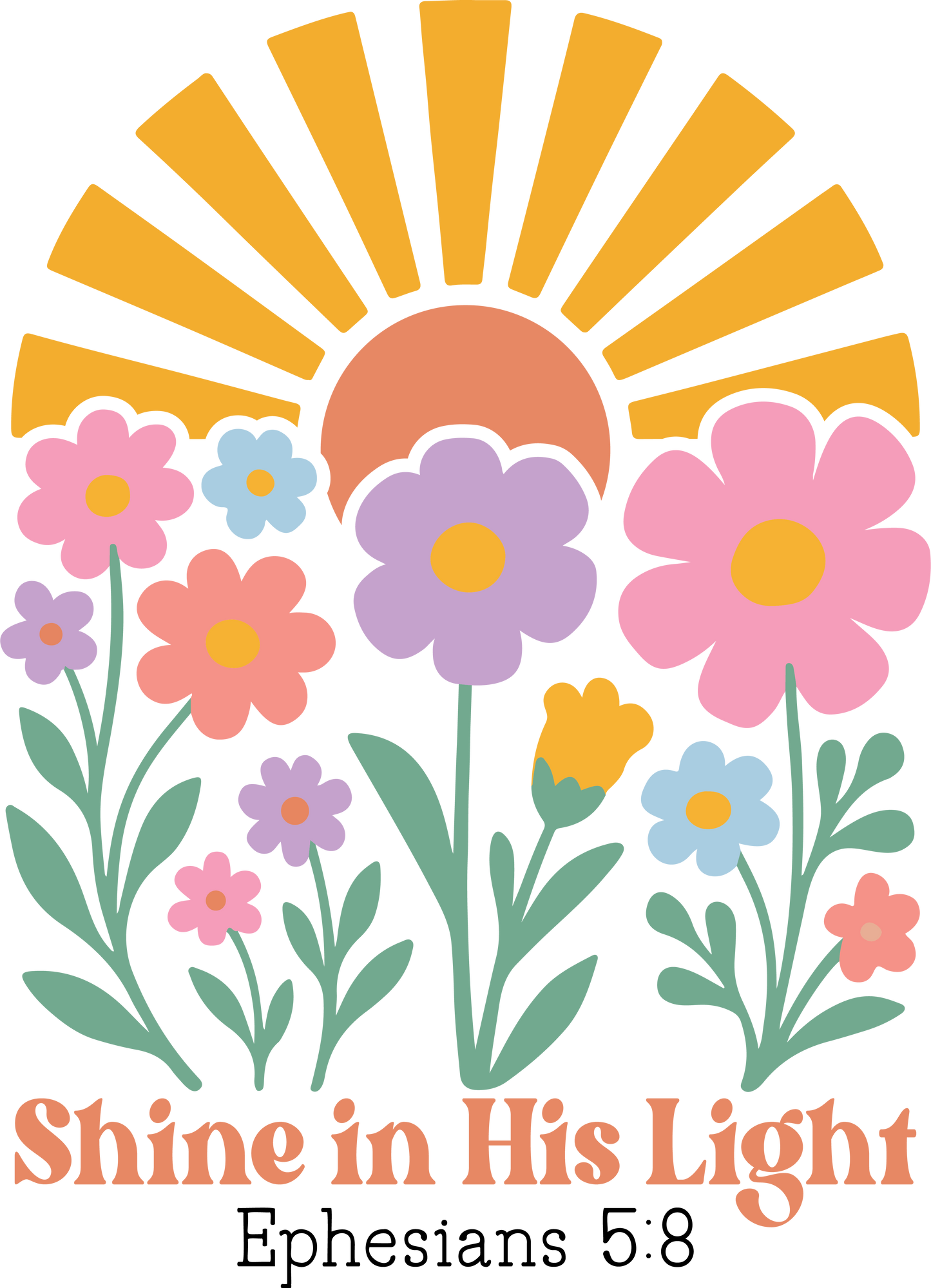 shine in his light