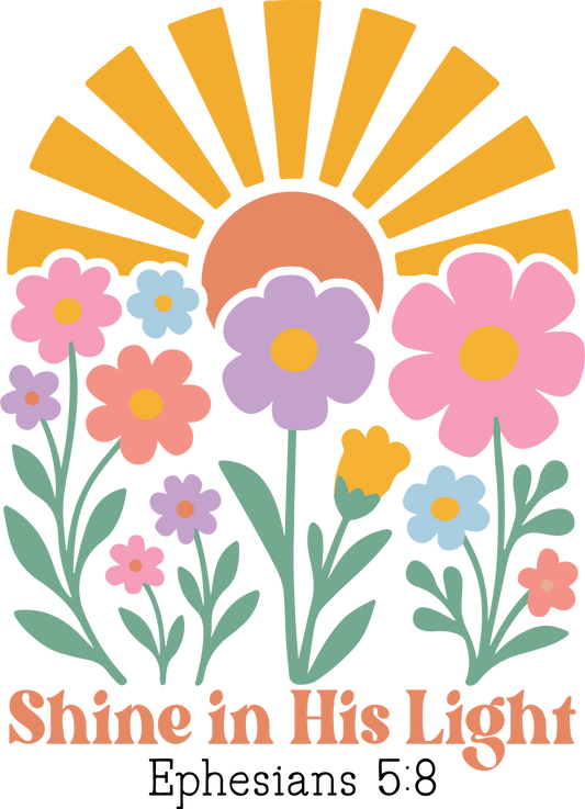 shine in his light