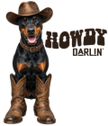 Randomness 858 - Howdy Darlin Doberman