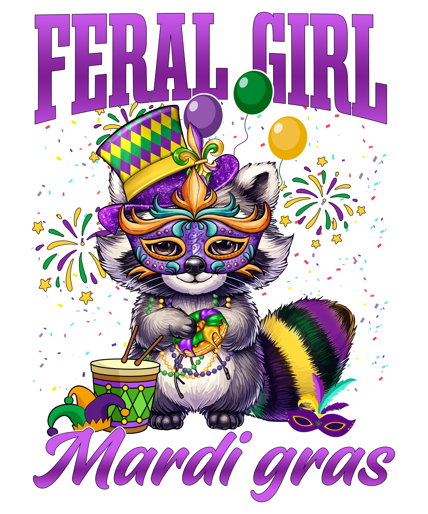Mardi Gras 940 - Or 24122024 Vtn Feral Girl Mardi Gras