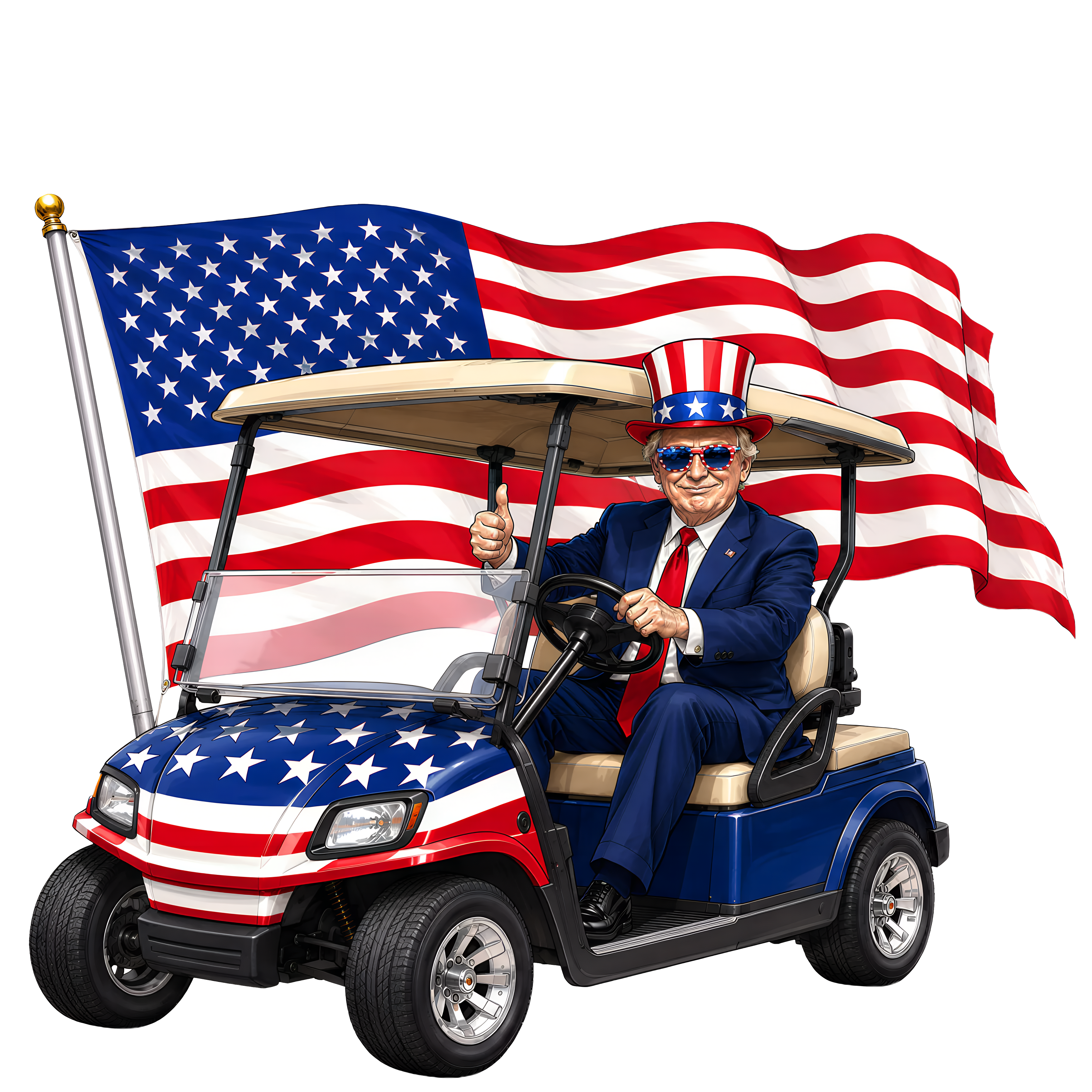 Randomness 1713 - Trump Golf Cart