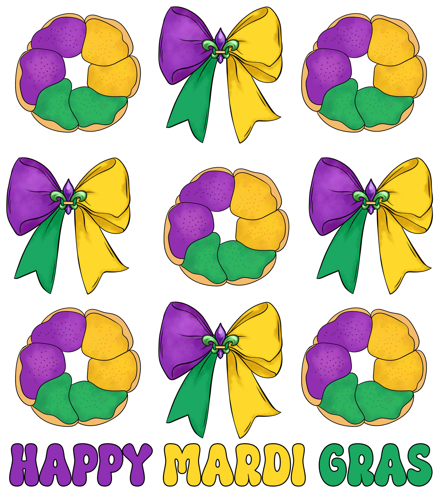 OR 21122024 NHUY Coquette Bow King Bread Mardi Gras