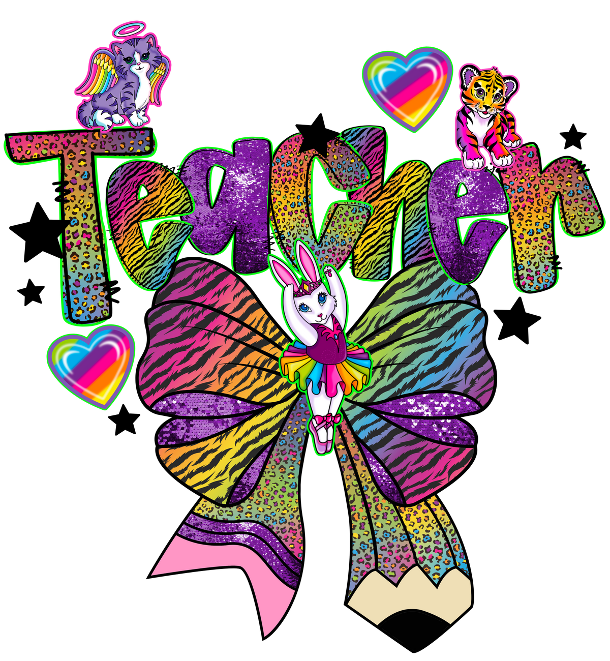 Randomness 988 - Lisa Frank Teacher