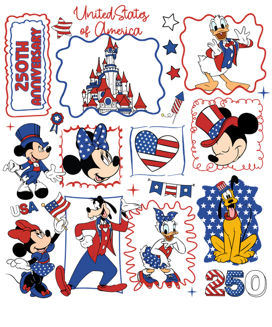 4th of July 470 - Or 12022026 Vtn Usa 250th Anniversary Mickey Minnie