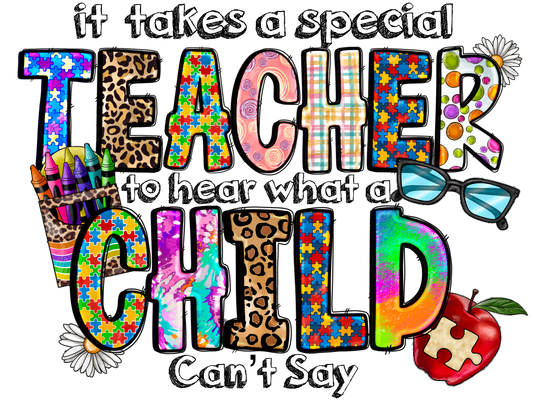 Teacher 392 - Ittakesaspecialteachertohearwhatachildcantsay