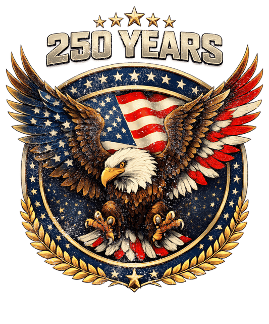 4th of July 60 - 250th Anniversary Usa Flag 250 Years American Bald Eagle Sweatshirt