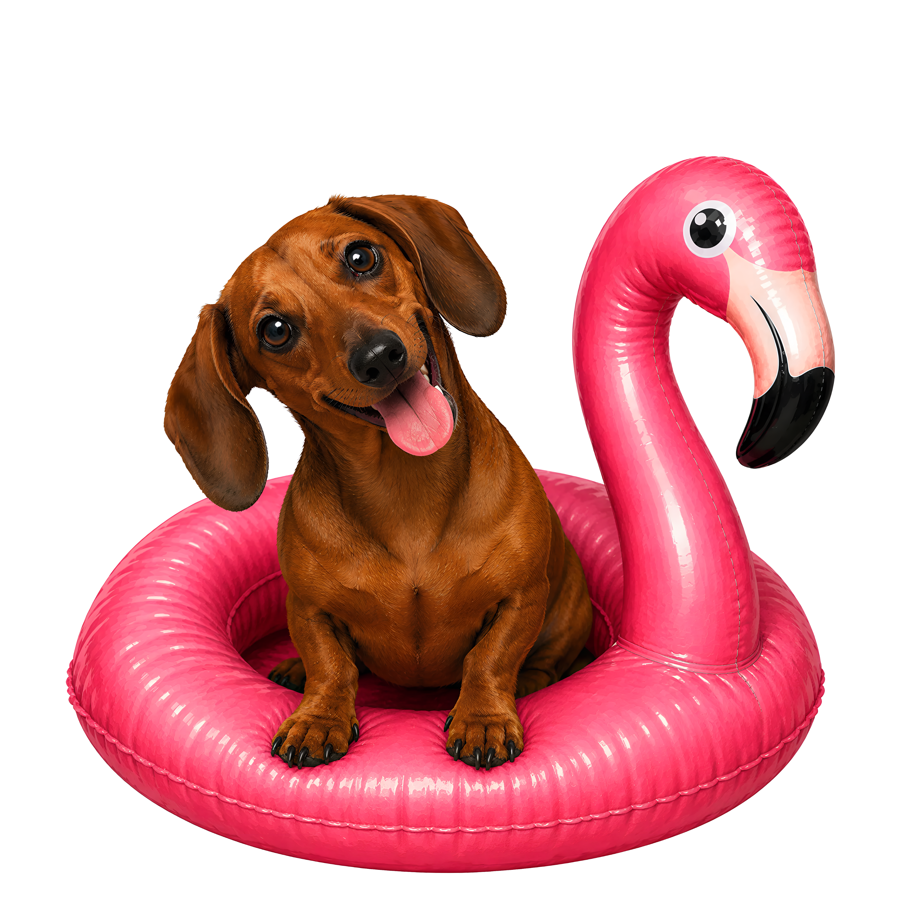 Randomness 1431 - Red Dachshund Float