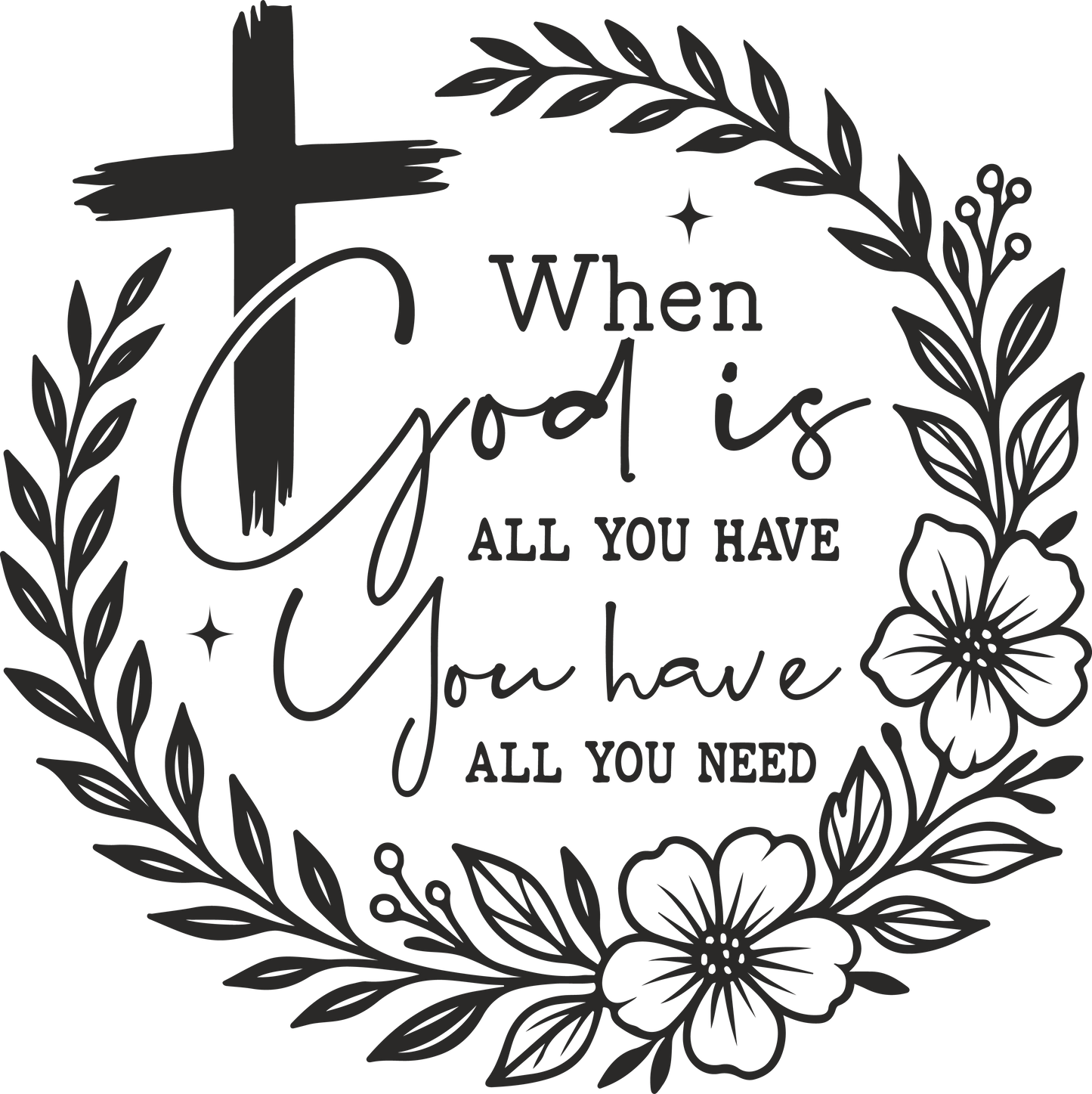 when god is all you have