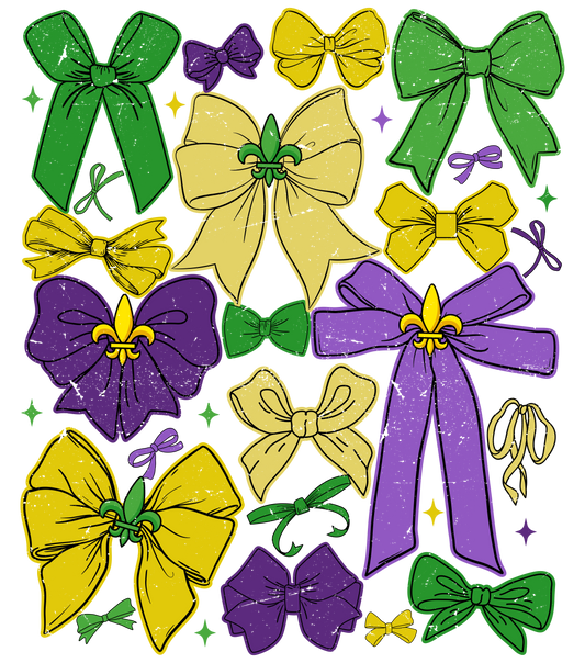 Mardi Gras 964 - Or 31122024 Nhuy Coquette Bow Mardi Gras