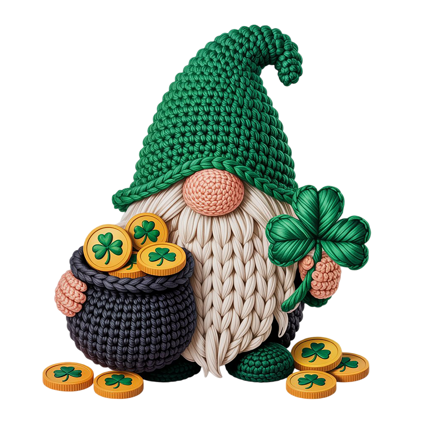 St. Patrick's Day 118 - St Patricks Day Crochet Gnome 139020606 St Patrick’S Day Crochet Gnome Png