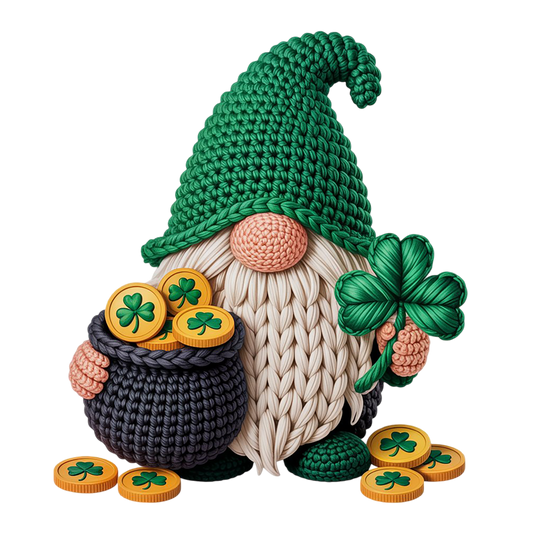 St. Patrick's Day 118 - St Patricks Day Crochet Gnome 139020606 St Patrick’S Day Crochet Gnome Png