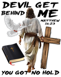 jesus devil get behind me