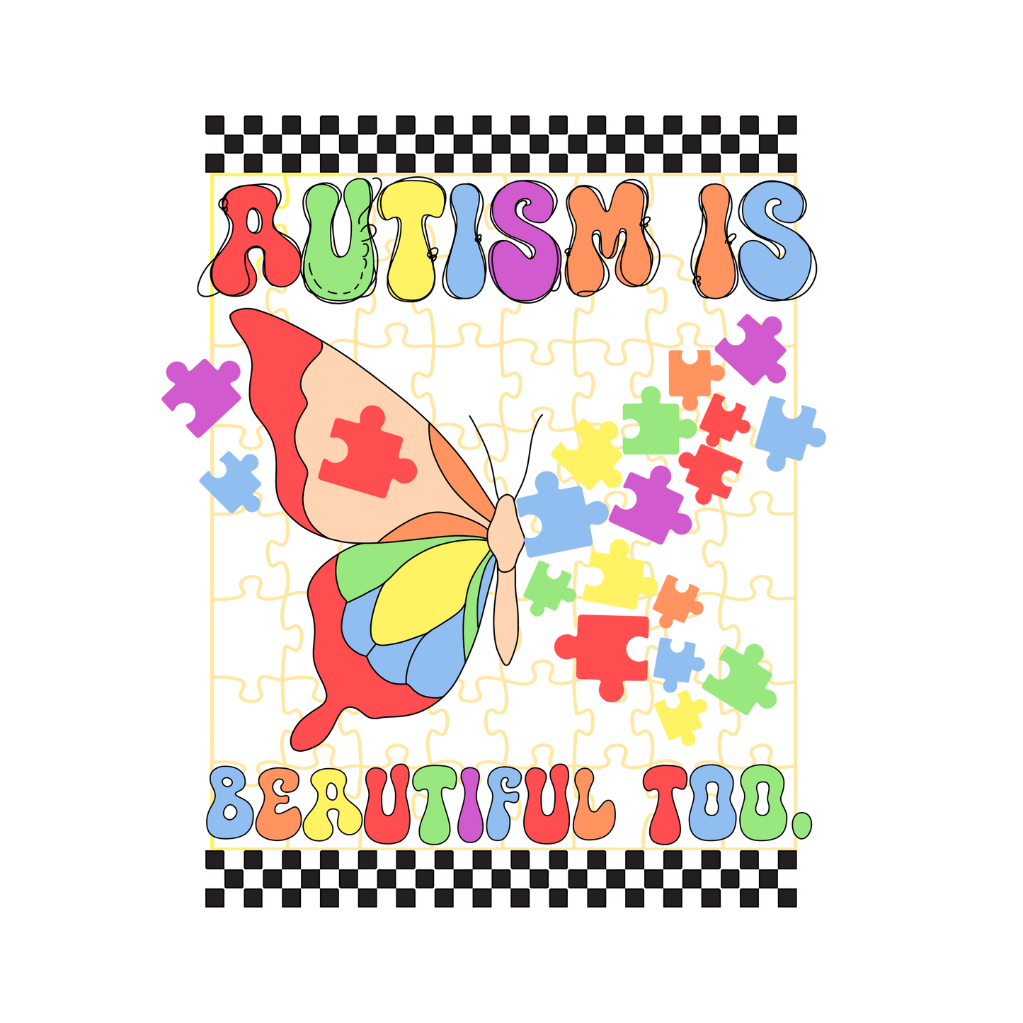 Autism 812 - Copy Of Autism Awareness Let Your Light Shine