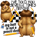 Randomness 1164 - Mybutt Is Not A Pencil Door