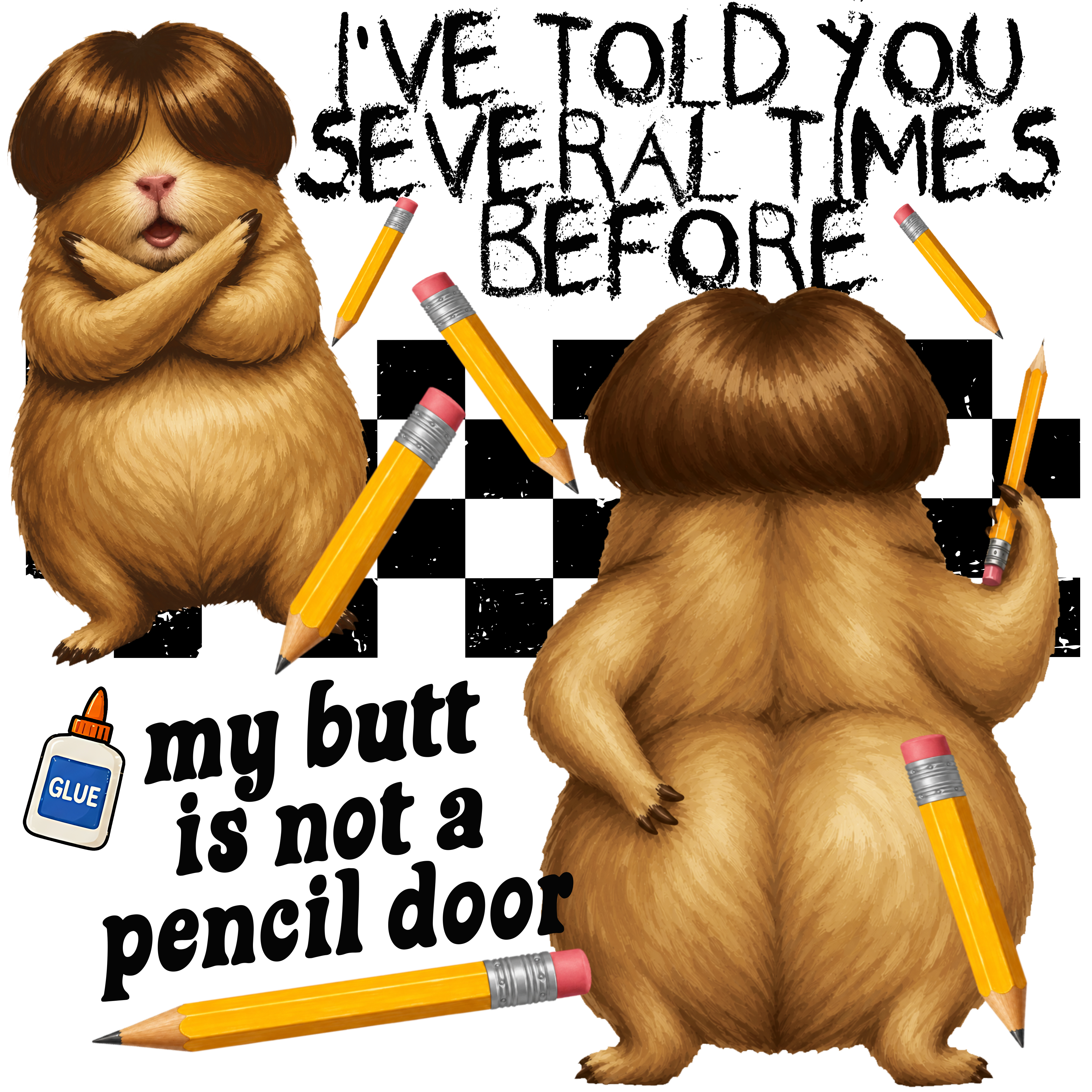 Randomness 1164 - Mybutt Is Not A Pencil Door