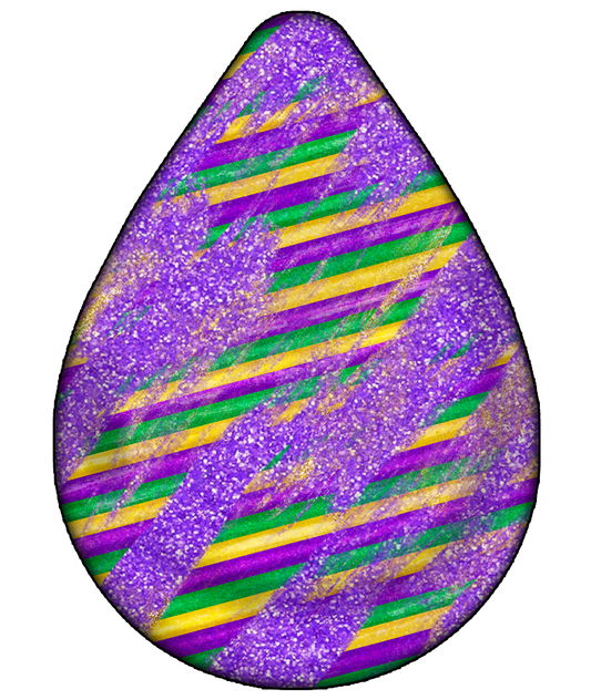 Mardi Gras 777 - Mardigrasearringteardrop8