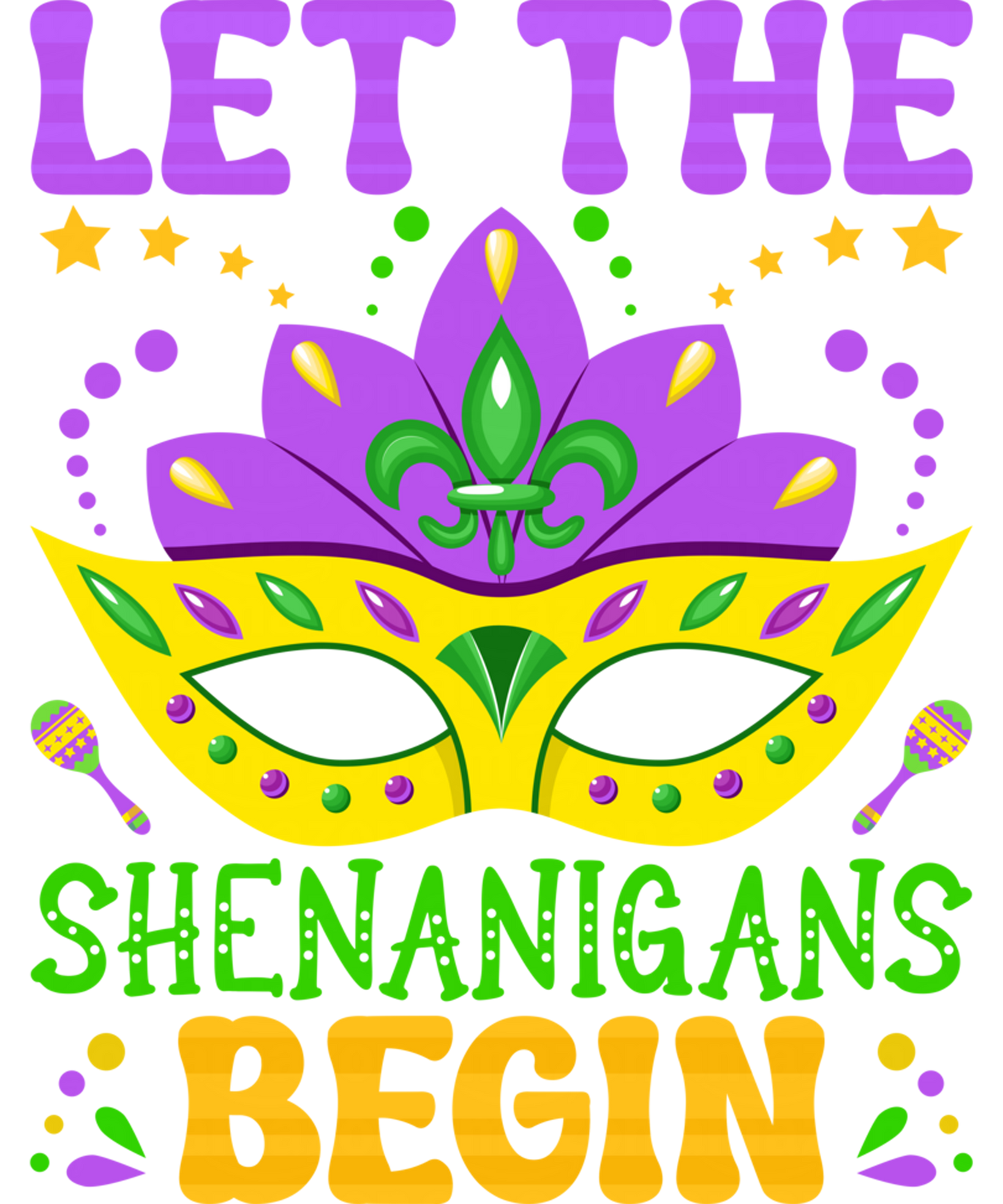 Mardi Gras 515 - Let The Shenanigans Begin Mardi Gras Sweatshirt (1)