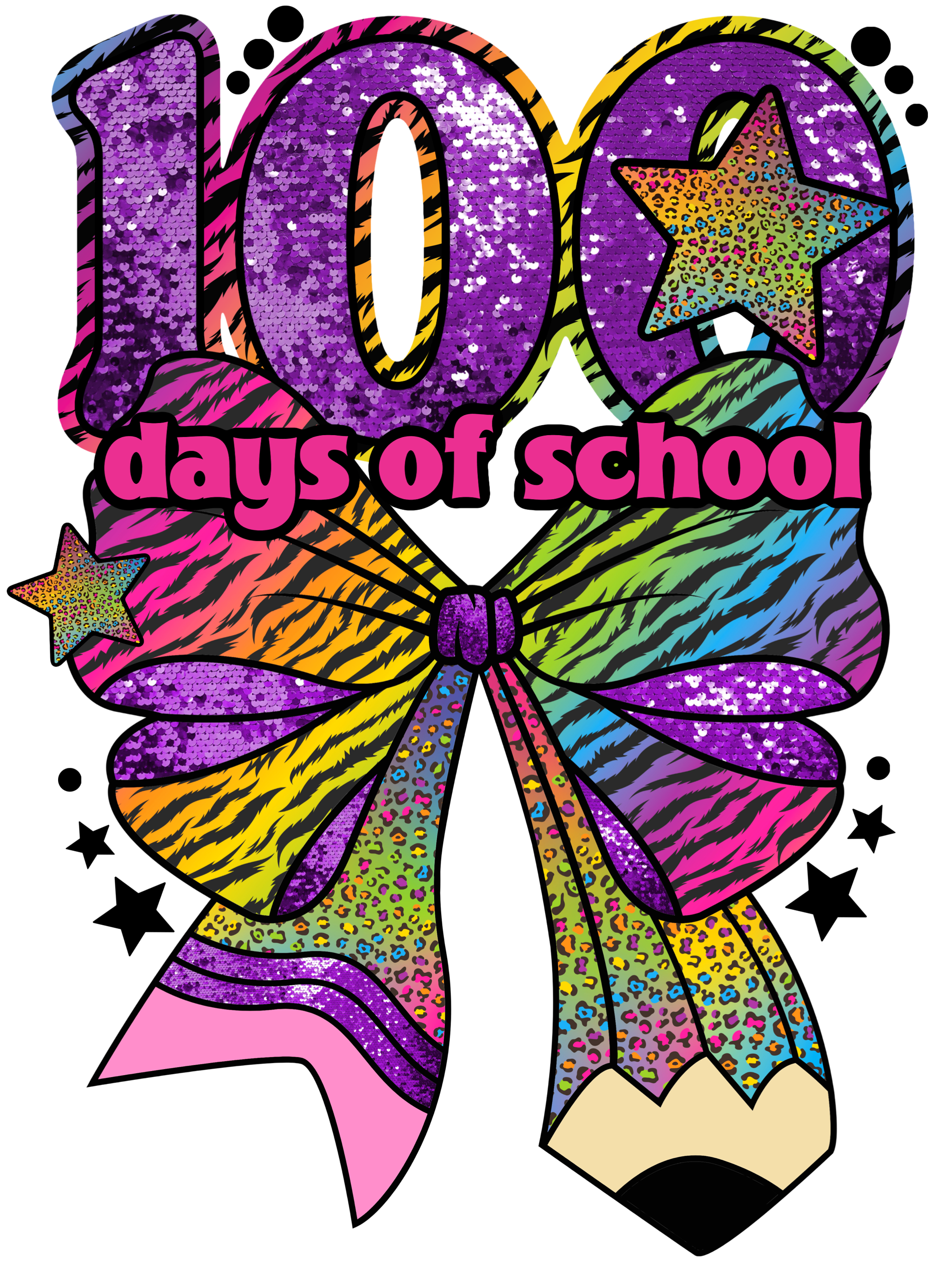 Randomness 5 - 100 Days School Sequin