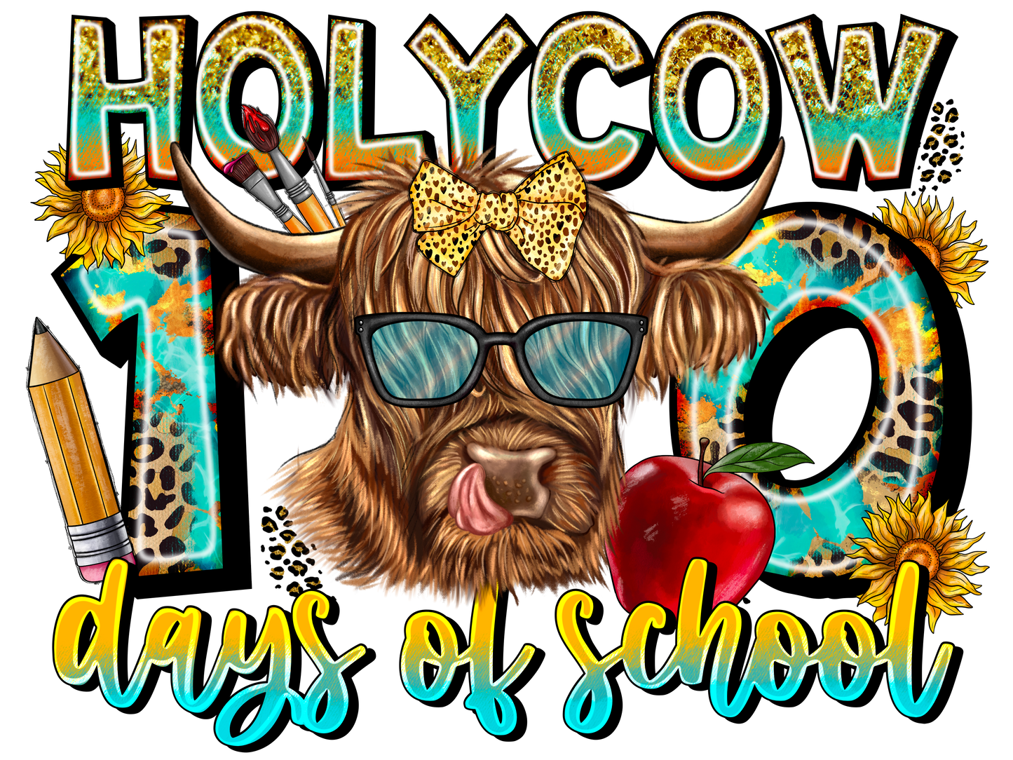 Teacher 335 - Holycow100dayofschool