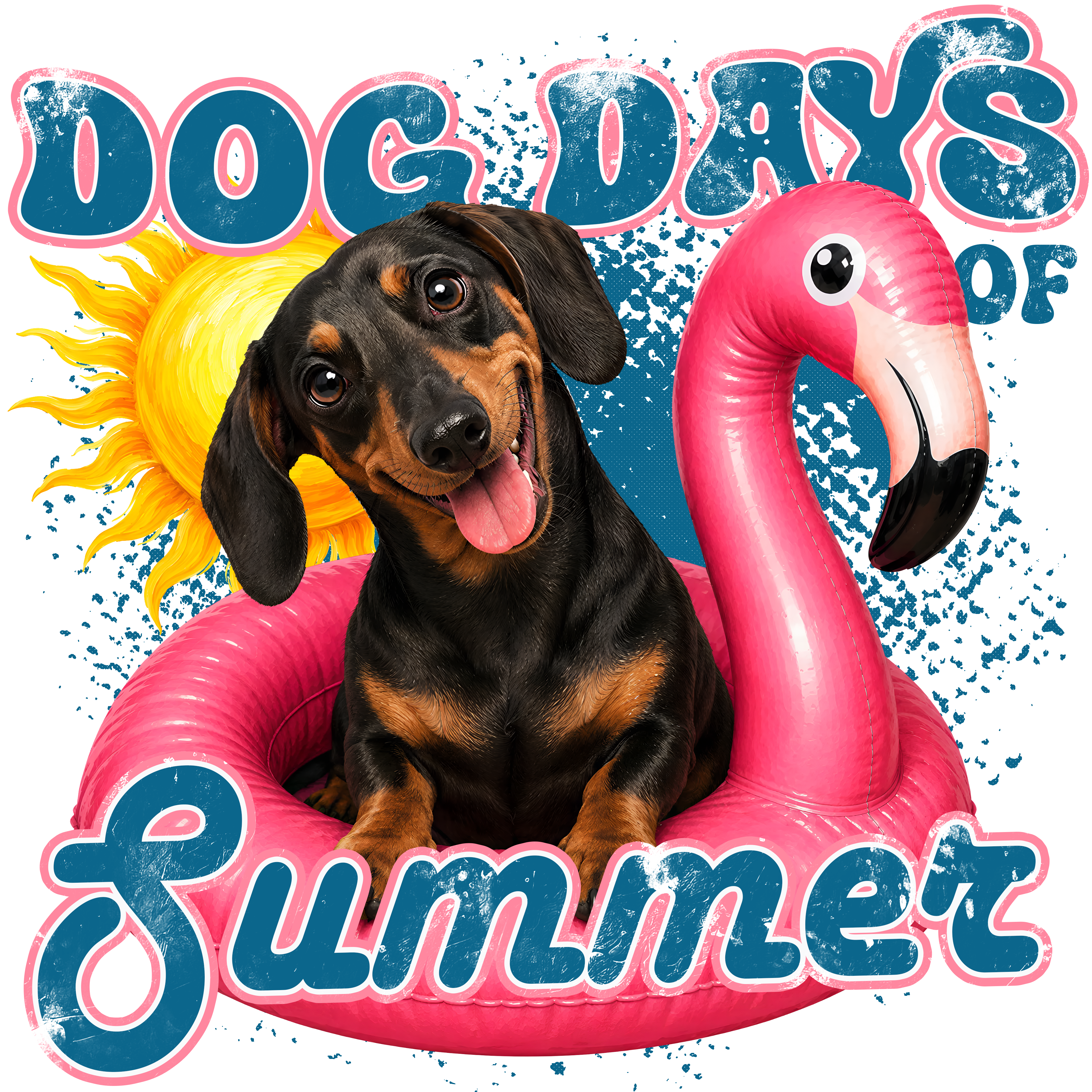 Randomness 563 - Dog Days Summer Black Dachshund