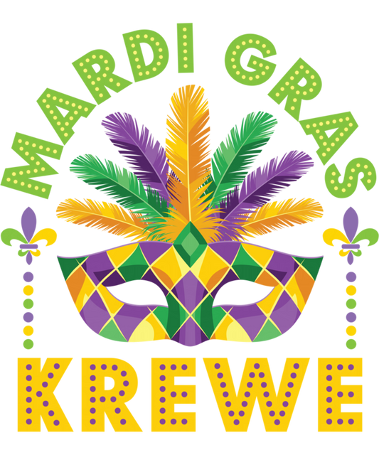 Mardi Gras 619 - Mardi Gras Krewe Krewes Parade Ball Festival New Orleans Sweatshirt