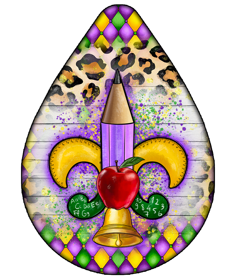 Mardi Gras 772 - Mardigrasearringteardrop2