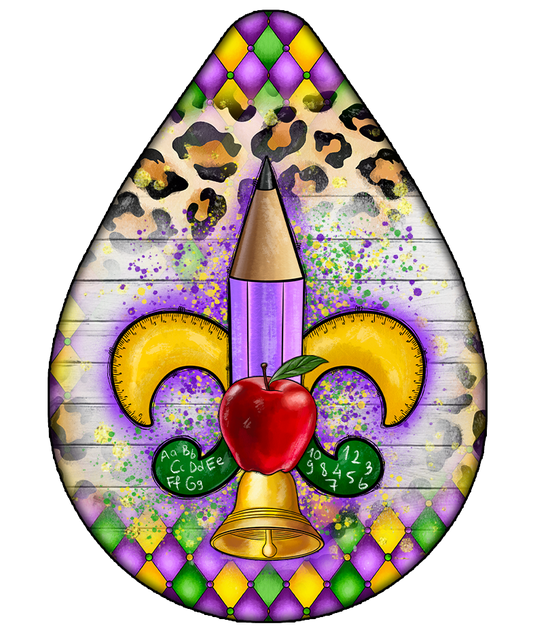 Mardi Gras 772 - Mardigrasearringteardrop2