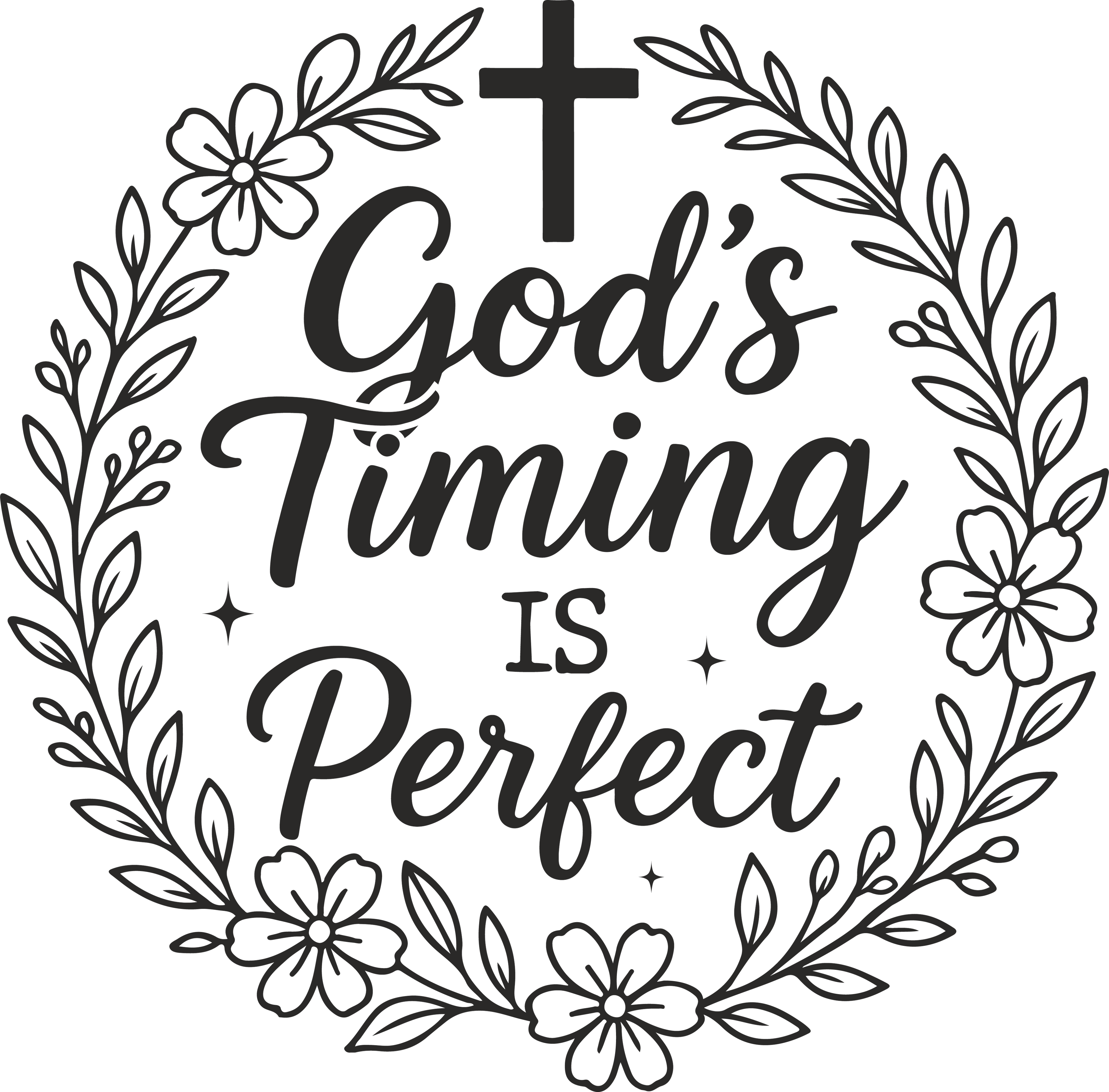 god's timing is perfect
