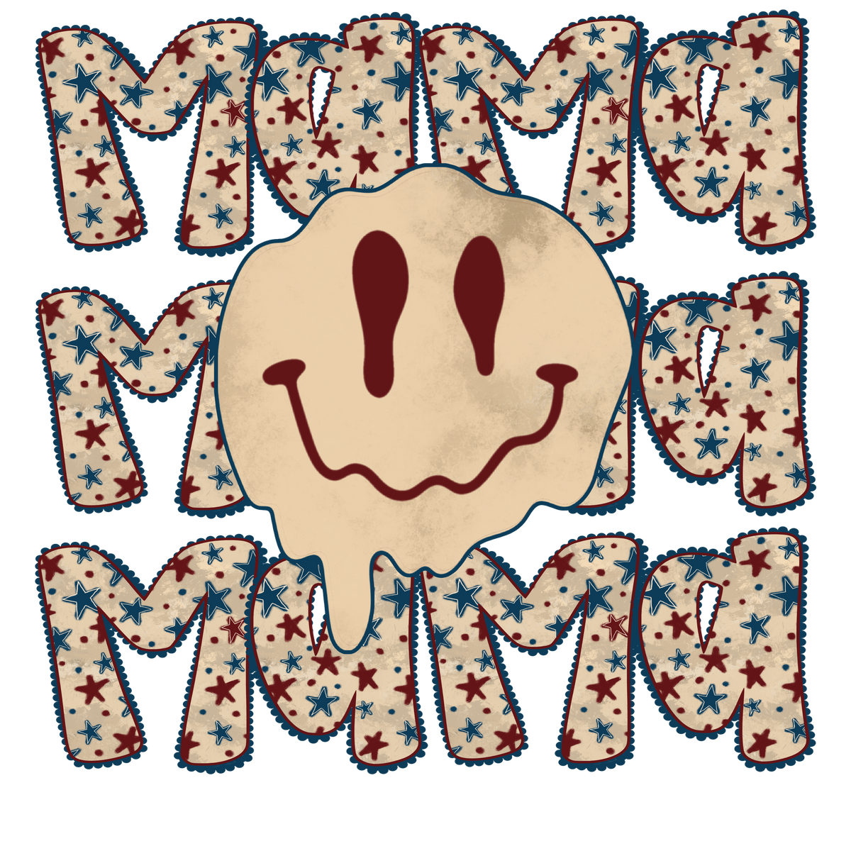 Randomness 1033 - Mama Stacked Smiley