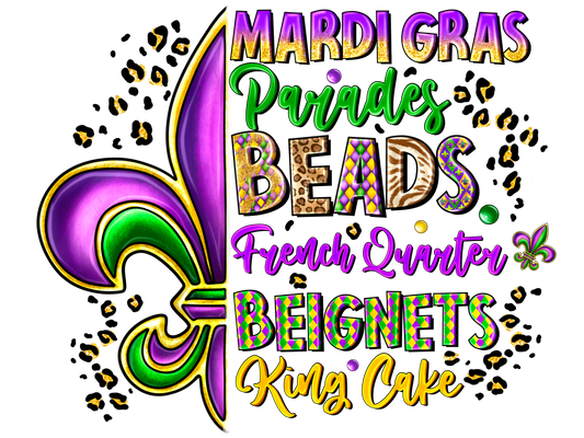 Mardi Gras 801 - Mardigrasparadesbeadsfrenchquarterbeignetskingcake