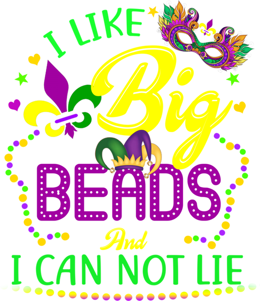 Mardi Gras 655 - Mardi Gras Shirt 2021 I Like Big Beads And I Can Not Lie Long Sleeve T Shirt