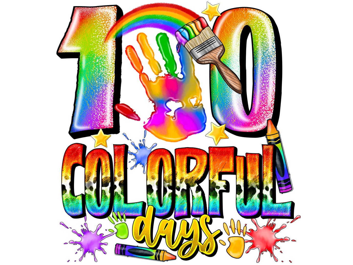 Teacher 15 - 100colorduldays