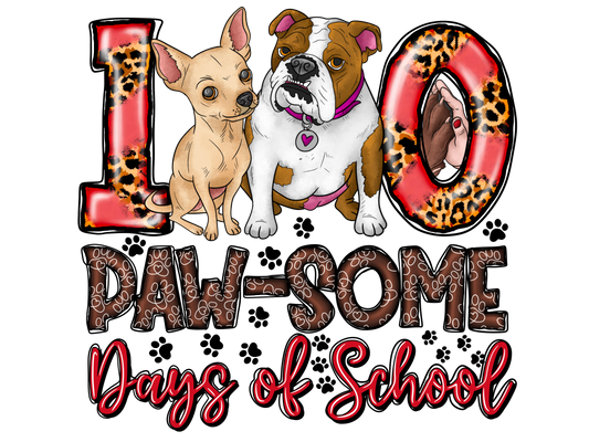 Teacher 45 - 100pawsomedaysofschool