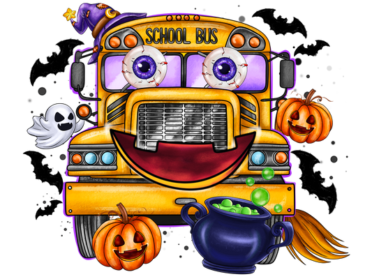 Teacher 298 - Halloweenschoolbus