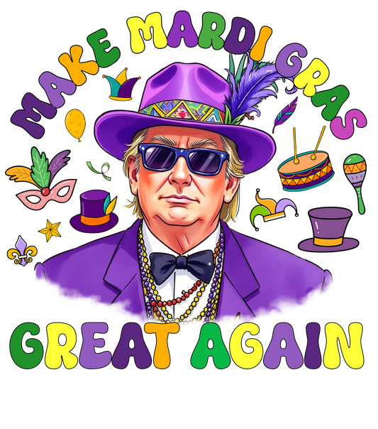 Mardi Gras 919 - Or 212025 Nhuy Make Mardi Gras Great Again Trump 2