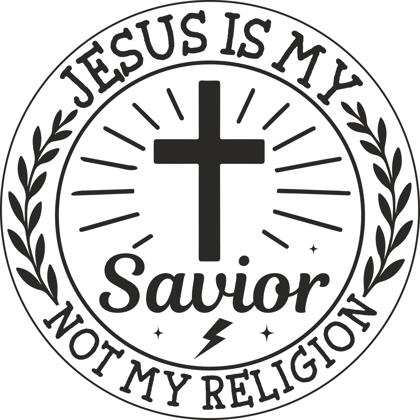 jesus is my savior not my religion