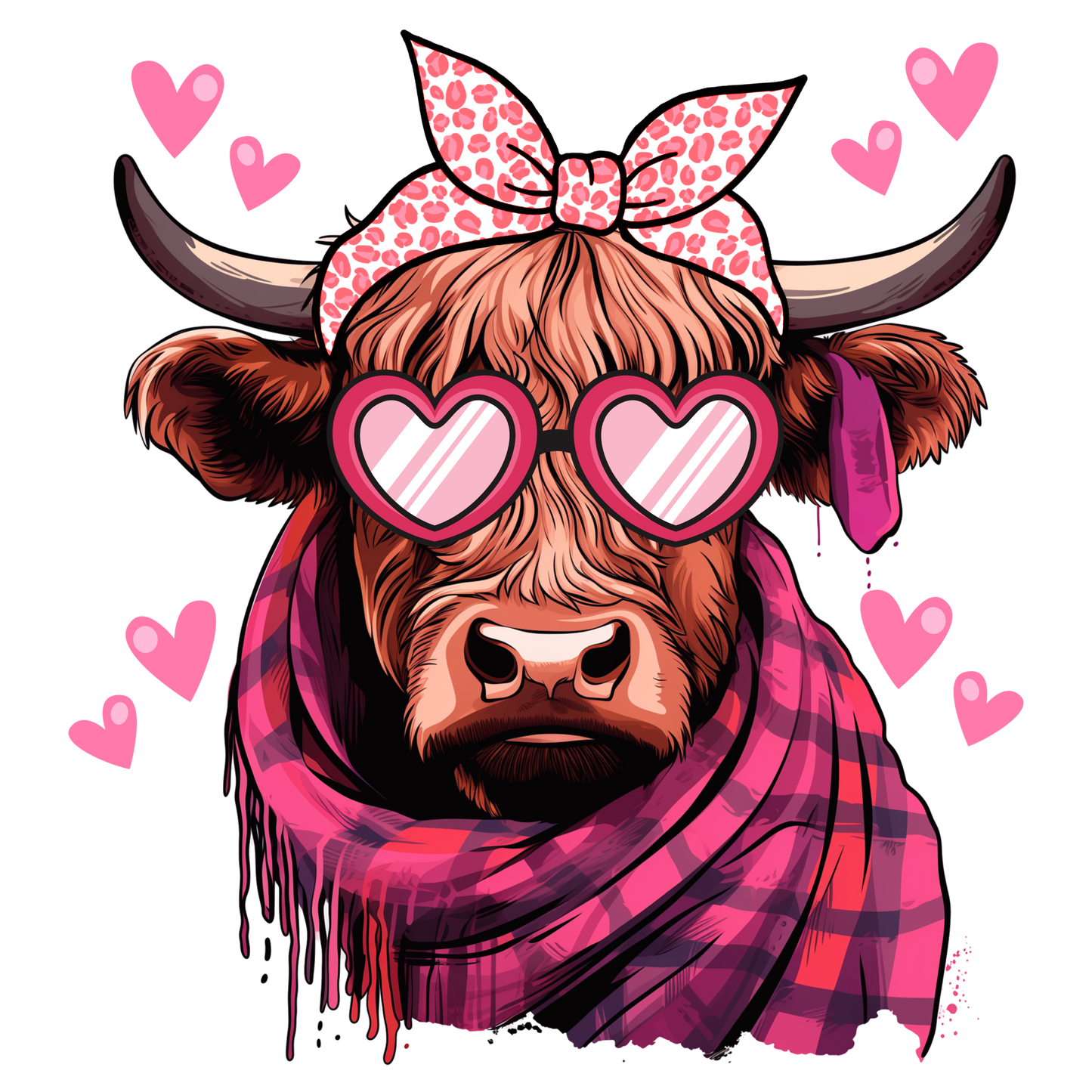 Valentine's Day 133 - Valentine Highland Cow